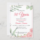 Search for mom birthday invitations Botanical