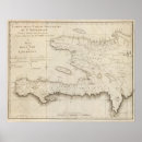 Search for caribbean map posters Haiti