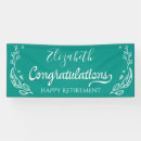 Search for retirement congratulations banners Retiring