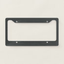 Search for dark gray license plate frames Trendy