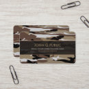 Search for hunting business cards pattern