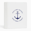 Search for welcome binders Nautical