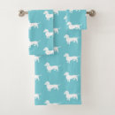 Search for dachshund bath towels Doxie