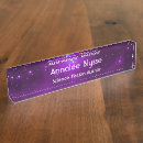Search for photo name plates Purple