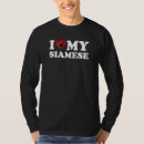 Search for siamese cat tshirts Heart
