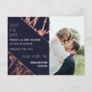 Search for gold save the date postcards Marble