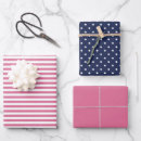 Search for blue and pink striped wrapping paper Birthday