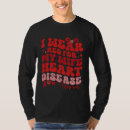 Search for i wear my heart on my sleeve tshirts Red