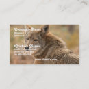 Search for wildlife business cards Wild animal