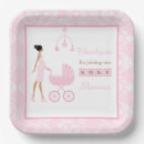 Search for african american baby shower plates Pink
