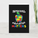Search for special education teacher cards Autism