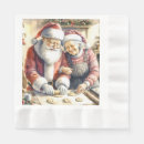Search for vintage santa claus napkins Christmas party