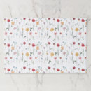 Search for paper placemats Floral pattern