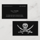 Search for pirate business cards Jolly roger