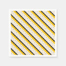 Search for diagonal stripes napkins Black