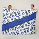 Search for royal blue and white blankets For kids