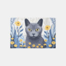 Search for russian doormats Russian blue cat