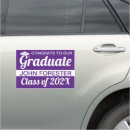 Search for purple bumper stickers class of 2024