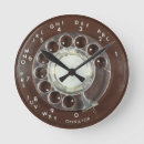 Search for retro telephone clocks Nostalgic