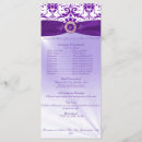 Search for music wedding programs Purple