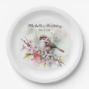Search for cherry blossom paper plates Bird