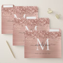 Search for rose gold folders Glitter
