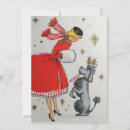 Search for poodle christmas cards Retro