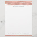 Search for foil letterhead Rose gold foil