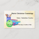 Search for substitute teacher business cards Books