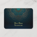 Search for mandala business cards Blue