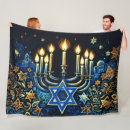 Search for hanukkah blankets Blue