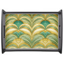 Search for art deco serving trays Gold