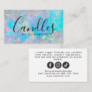 Search for candles business cards Elegant