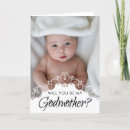 Search for will you be my godmother cards Elegant