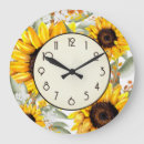 Search for sunflower clocks Rustic
