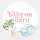 Search for beach stickers Beach baby shower