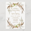 Search for feather wedding invitations Watercolor