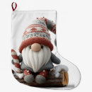 Search for gnome christmas stockings Whimsical