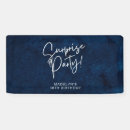Search for surprise birthday party banners Navy blue