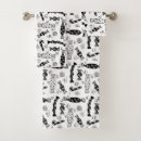 Search for black and white christmas bath towels Minimalist