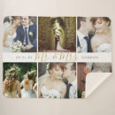 Search for wedding date blankets Photo collage