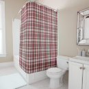 Search for burgundy shower curtains Plaid