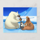 Search for funny polar bear cartoon postcards Bears