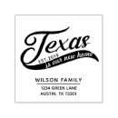 Search for texas return address rubber stamps Lone star state