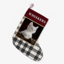 Search for pet photo christmas stockings Kitty