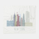 Search for new york city fleece blankets Silly