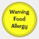 Search for food allergy stickers Allergies