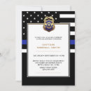 Search for police birthday invitations Modern