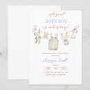 Search for laundry invitations Blue