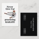 Search for karate business cards Academy